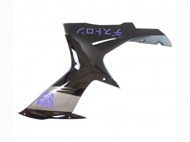 Billigste Suzuki GSXR 600 / GSXR 750 Motorrad Verkleidung 2011-2024 - Matt Schwarz Grau Lila