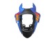 Billigste Suzuki GSXR 600 / GSXR 750 Motorrad Verkleidung 2011-2024 - Hellblau Orange Schwarz Weiss Hai 46