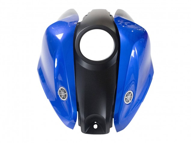 Billigste Yamaha YZF R3/R25 Motorrad Verkleidung 2015-2018 - Blau Glanzendes Schwarz