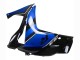 Billigste Yamaha YZF R3/R25 Motorrad Verkleidung 2015-2018 - Blau Glanzendes Schwarz
