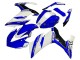 Billigste Yamaha YZF R3/R25 Motorrad Verkleidung 2015-2018 - Weiss Blau Schwarz Rennen