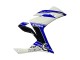 Billigste Yamaha YZF R3/R25 Motorrad Verkleidung 2015-2018 - Weiss Blau Schwarz Rennen