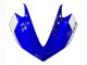 Billigste Yamaha YZF R3/R25 Motorrad Verkleidung 2015-2018 - Weiss Blau Schwarz Rennen