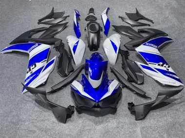 Billigste Yamaha YZF R3/R25 Motorrad Verkleidung 2015-2018 - Weiss Blau