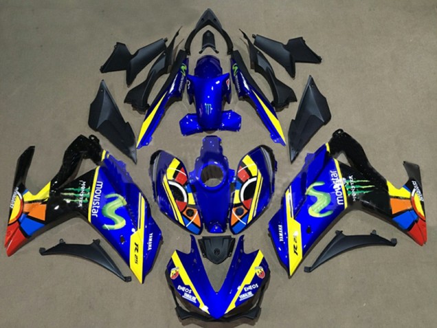Billigste Yamaha YZF R3/R25 Motorrad Verkleidung 2015-2018 - Blau Gelb Rot Schwarz Grun Monster