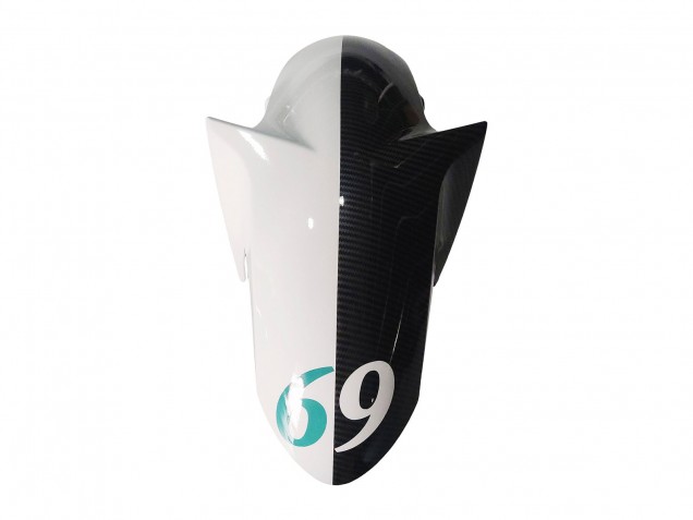 Billigste Yamaha YZF R3/R25 Motorrad Verkleidung 2015-2018 - Weiss Grun Glanzendes Schwarz