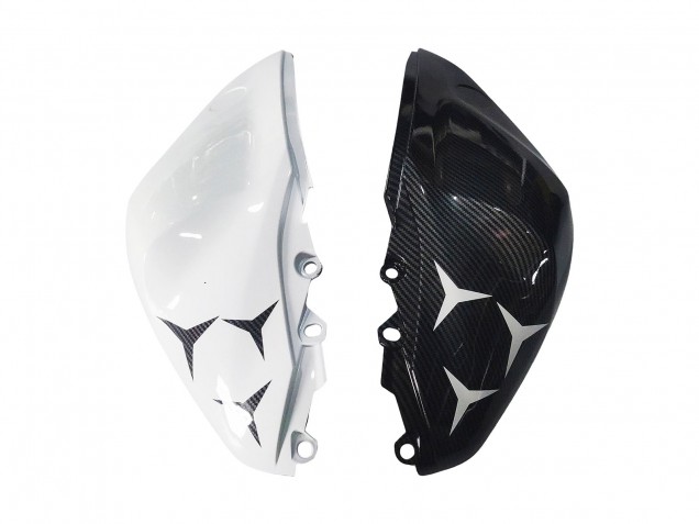 Billigste Yamaha YZF R3/R25 Motorrad Verkleidung 2015-2018 - Weiss Grun Glanzendes Schwarz