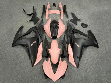Billigste Yamaha YZF R3/R25 Motorrad Verkleidung 2015-2018 - Rosa Matt Schwarz