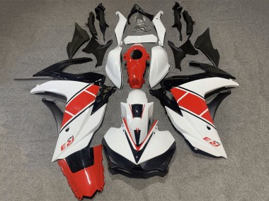 Billigste Yamaha YZF R3/R25 Motorrad Verkleidung 2015-2018 - Weiss Rot Schwarz