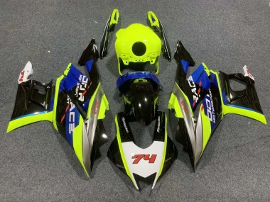 Billigste Yamaha YZF R3/R25 Motorrad Verkleidung 2015-2018 - Gelb Weiss Silber Blau Glanzendes Schwarz