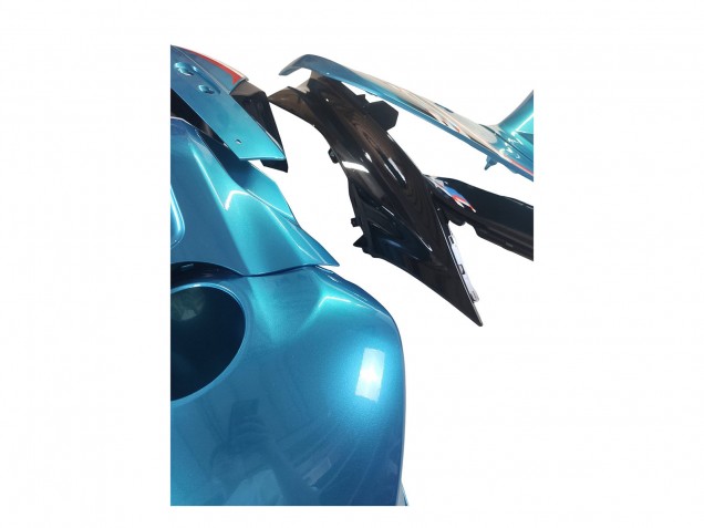 Billigste Yamaha YZF R3/R25 Motorrad Verkleidung 2019-2021 - Blau Schwarz