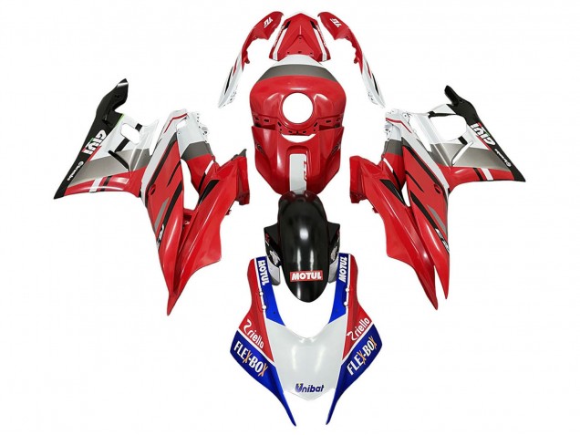 Billigste Yamaha YZF R3/R25 Motorrad Verkleidung 2019-2021 - Weiss Rot Blau Schwarz Givi Motul