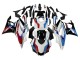 Billigste Yamaha YZF R3/R25 Motorrad Verkleidung 2019-2021 - Weiss Blau Rot Glanzendes Schwarz