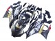Billigste Yamaha YZF R3/R25 Motorrad Verkleidung 2022-2024 - Schwarzer Carbonfaser Stil Goldrot ABBOT