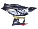 Billigste Yamaha YZF R3/R25 Motorrad Verkleidung 2022-2024 - Schwarzer Carbonfaser Stil Goldrot ABBOT