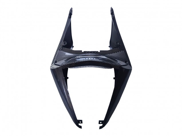 Billigste Yamaha YZF R3/R25 Motorrad Verkleidung 2022-2024 - Schwarzer Carbonfaser Stil Goldrot ABBOT