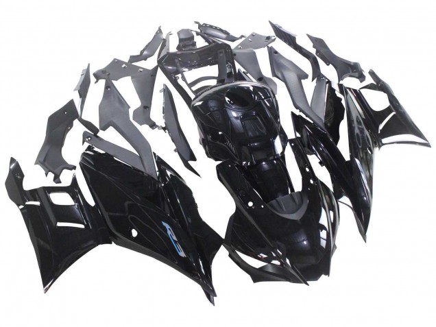 Billigste Yamaha YZF R3/R25 Motorrad Verkleidung 2022-2024 - Glanzendes Schwarz