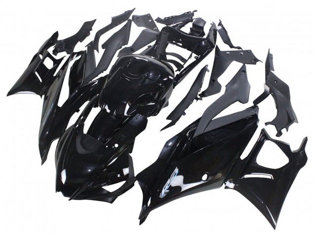 Billigste Yamaha YZF R3/R25 Motorrad Verkleidung 2022-2024 - Glanzendes Schwarz