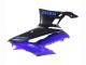 Billigste Yamaha YZF R3/R25 Motorrad Verkleidung 2022-2024 - Blau Matt Schwarz