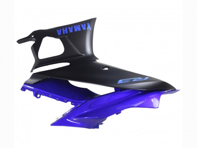 Billigste Yamaha YZF R3/R25 Motorrad Verkleidung 2022-2024 - Blau Matt Schwarz