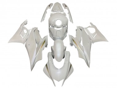 Billigste Yamaha YZF R3/R25 Motorrad Verkleidung 2022-2024 - Weiss Gold