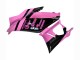 Billigste Yamaha YZF R3/R25 Motorrad Verkleidung 2022-2024 - Rosa Glanzendes Schwarz Monster