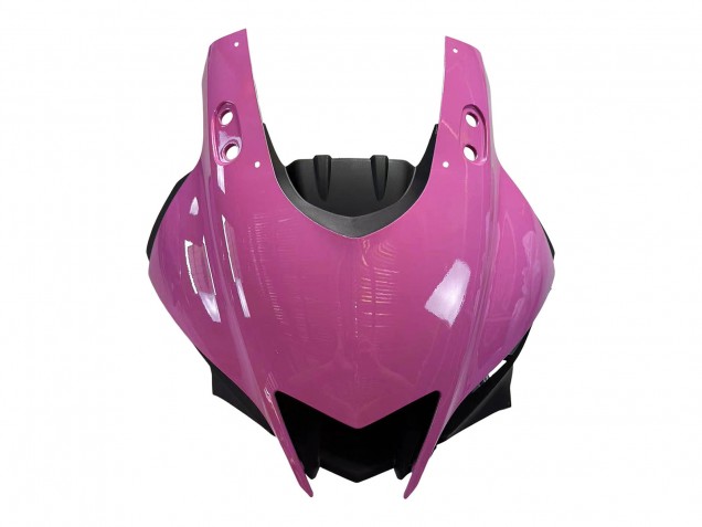 Billigste Yamaha YZF R3/R25 Motorrad Verkleidung 2022-2024 - Rosa Glanzendes Schwarz Monster
