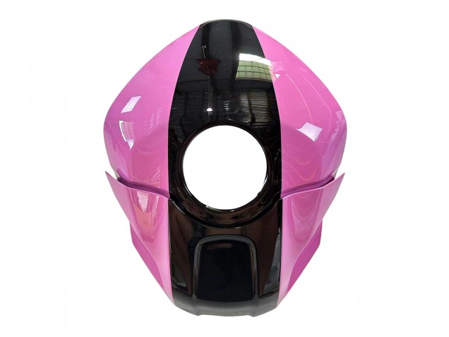 Billigste Yamaha YZF R3/R25 Motorrad Verkleidung 2022-2024 - Rosa Glanzendes Schwarz Monster