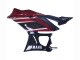 Billigste Yamaha YZF R3/R25 Motorrad Verkleidung 2022-2024 - Rot Weiss Glanzendes Schwarz
