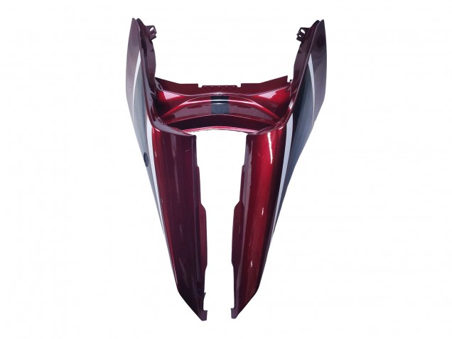 Billigste Yamaha YZF R3/R25 Motorrad Verkleidung 2022-2024 - Rot Weiss Glanzendes Schwarz