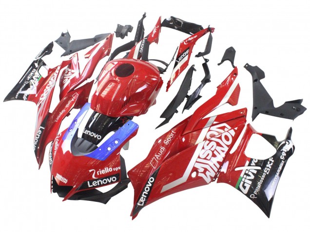 Billigste Yamaha YZF R3/R25 Motorrad Verkleidung 2022-2024 - Rot Blau Schwarz Lenovo Valsir