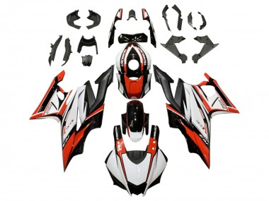Billigste Yamaha YZF R3/R25 Motorrad Verkleidung Kit 2022-2024 - Weiss Rot Schwarz