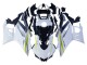 Billigste Yamaha YZF R3/R25 Motorrad Verkleidung 2022-2024 - Weiss Gelb Schwarz