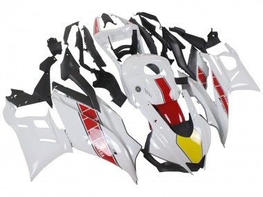 Billigste Yamaha YZF R3/R25 Motorrad Verkleidung 2022-2024 - Weiss Rot Gelb Schwarz