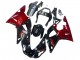 Billigste Yamaha YZF 1000 R1 Motorrad Verkleidung 1998-1999 - Glanzendes Schwarz Rot