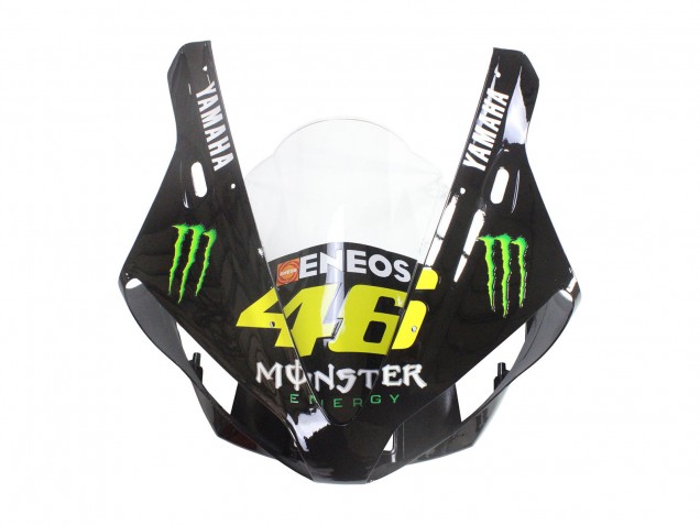 Billigste Yamaha YZF 1000 R1 Motorrad Verkleidung 2000-2001 - Blau Schwarz Grun Monster Yamalube ENEOS 46