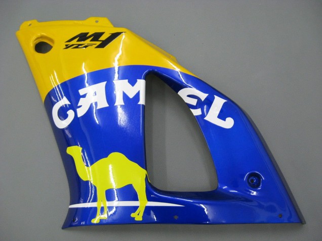 Billigste Yamaha YZF 1000 R1 Motorrad Verkleidung 2000-2001 - Weiss Gelb Blau Motul Kamel