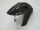 Billigste Yamaha YZF 1000 R1 Motorrad Verkleidung 2000-2001 - Glanzendes Schwarz Weiss Aufkleber