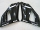 Billigste Yamaha YZF 1000 R1 Motorrad Verkleidung 2000-2001 - Glanzendes Schwarz Weiss Aufkleber