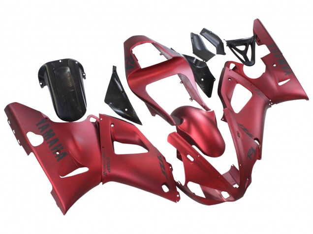 Billigste Yamaha YZF 1000 R1 Motorrad Verkleidung 2000-2001 - Matt Rot