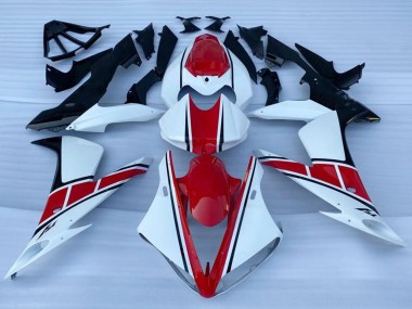 Billigste Yamaha YZF 1000 R1 Motorrad Verkleidung 2002-2003 - Weiss Rot Schwarz