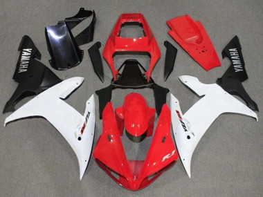 Billigste Yamaha YZF 1000 R1 Motorrad Verkleidung 2002-2003 - Rot Weiss Schwarz
