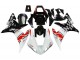 Billigste Yamaha YZF 1000 R1 Motorrad Verkleidung 2002-2003 - Weiss Rot Schwarz Castrol