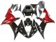 Billigste Yamaha YZF 1000 R1 Motorrad Verkleidung 2002-2003 - Glanzendes Schwarz Rot Flamme