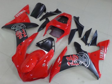 Billigste Yamaha YZF R1 Motorrad Verkleidung 2002-2003 - Rot Matt Schwarz