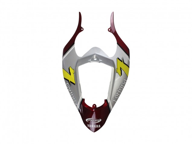 Billigste Yamaha YZF 1000 R1 Motorrad Verkleidung 2004-2006 - Silber Rot Fortuna Motul