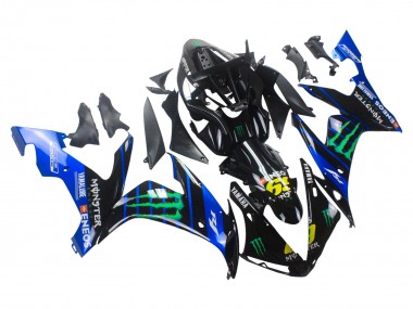 Billigste Yamaha YZF 1000 R1 Motorrad Verkleidung 2004-2006 - Blau Schwarz Gelb Grun Monster Yamalube ENEOS 69