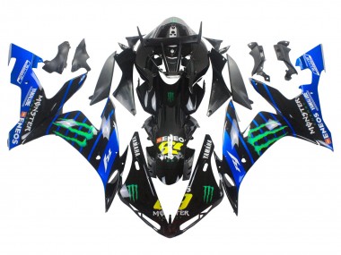 Billigste Yamaha YZF 1000 R1 Motorrad Verkleidung 2004-2006 - Blau Schwarz Gelb Grun Monster Yamalube ENEOS 69