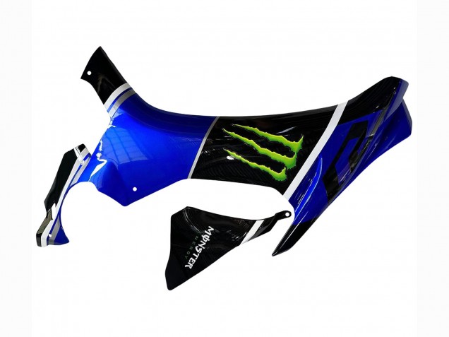 Billigste Yamaha YZF 1000 R1 Motorrad Verkleidung 2015-2019 - Blau Glanzendes Schwarz Grun Monster