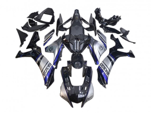 Billigste Yamaha YZF 1000 R1 Motorrad Verkleidung 2020-2025 - Silber Blau Schwarz BKSOD